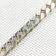 Silver 2mm Flat Curb Chain